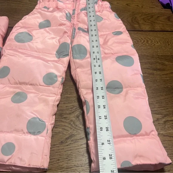 Down Coat Kids Toddler Girl Clothes 2pcs Winter Suit Warm Baby Overalls Sets 100 - Picture 7 of 16